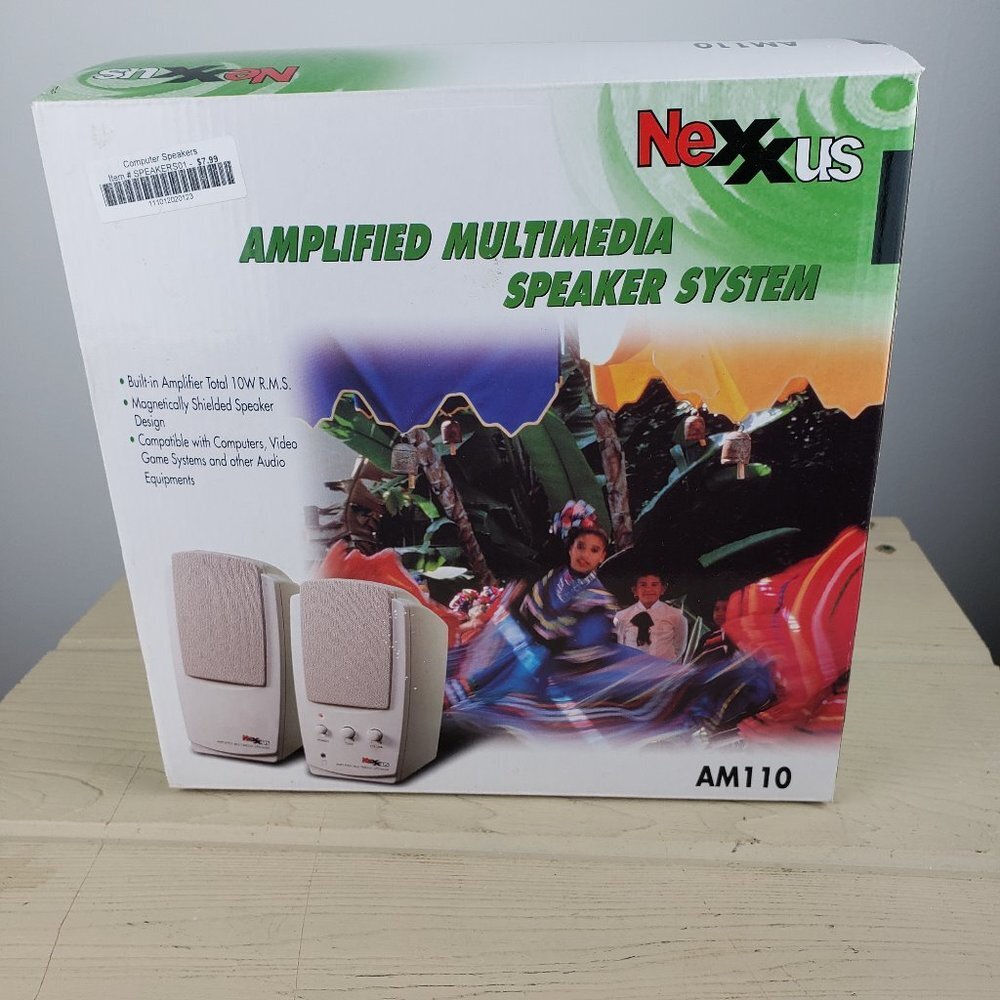 Nexxus Amplified Multimedia Speaker System NWT
